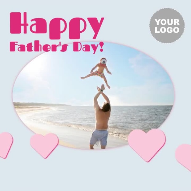HEARTY FATHER'S DAY at 3 seconds