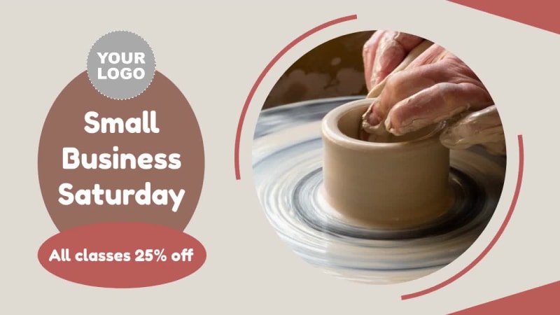 SMALL BIZ SATURDAY at 3 seconds