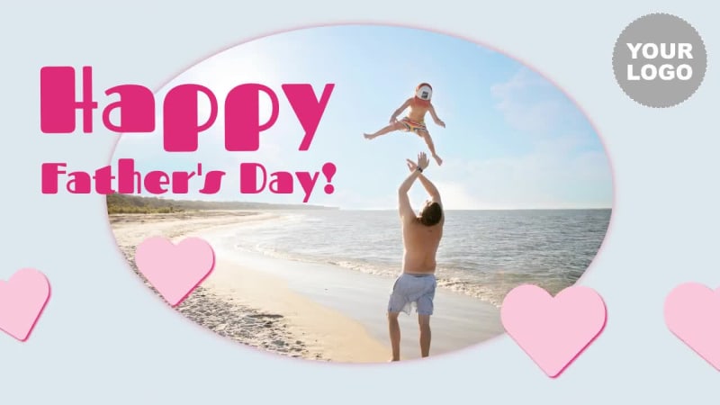 HEARTY FATHER'S DAY at 3 seconds