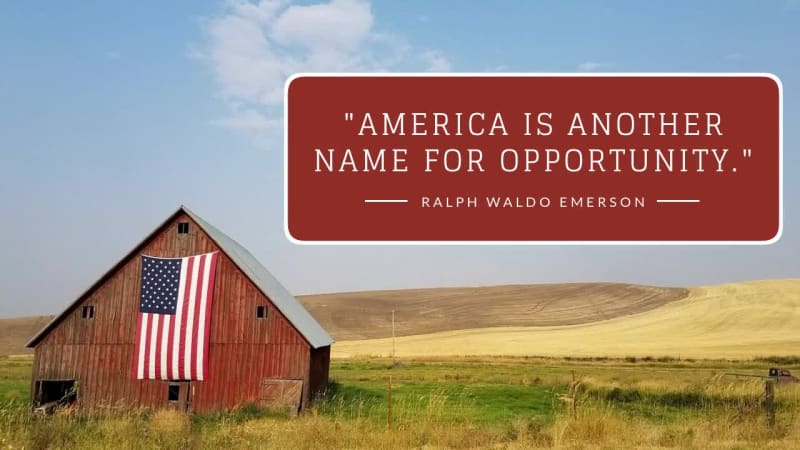 AMERICA OPPORTUNITY at 3 seconds