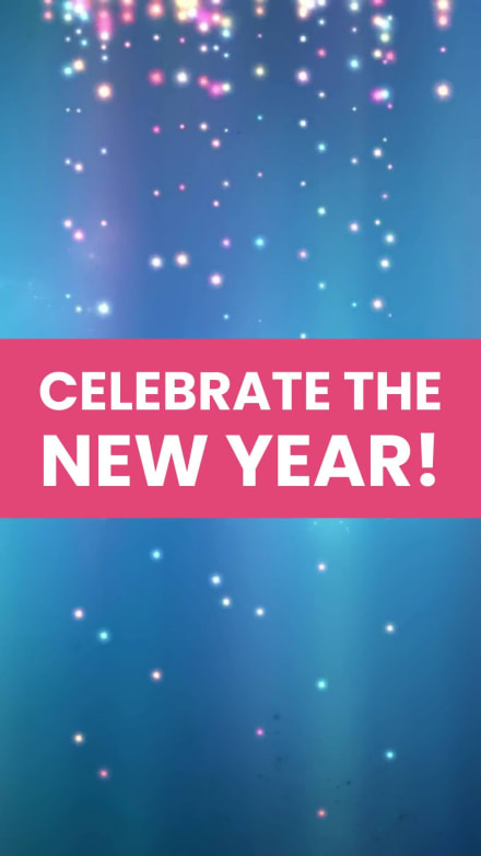 NEW YEAR'S AD at 3 seconds