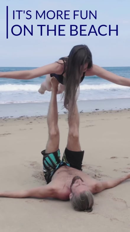 FUN ON THE BEACH at 3 seconds