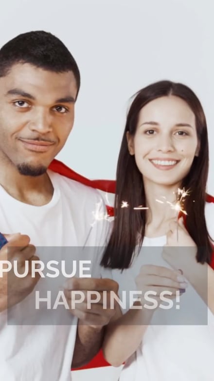 PURSUE HAPPINESS at 3 seconds
