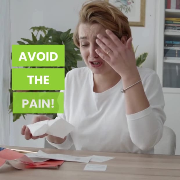 AVOID THE PAIN at 3 seconds