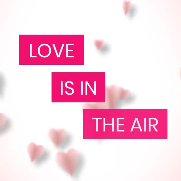 LOVE IS IN THE AIR at 3 seconds