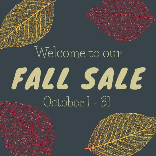 OUR FALL SALE at 3 seconds