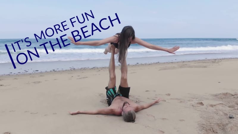 FUN ON THE BEACH at 3 seconds