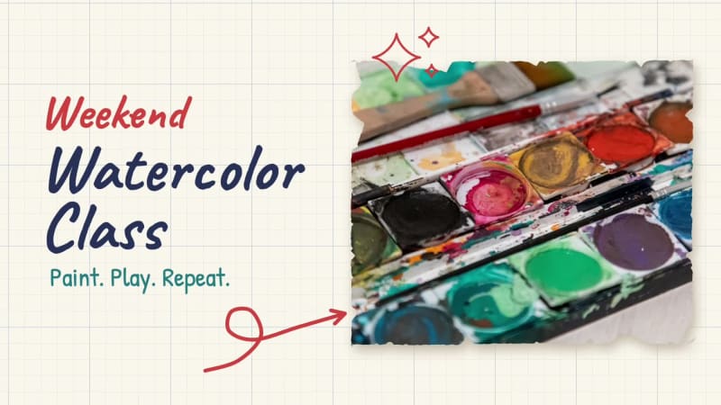 WATERCOLOR CLASS at 3 seconds