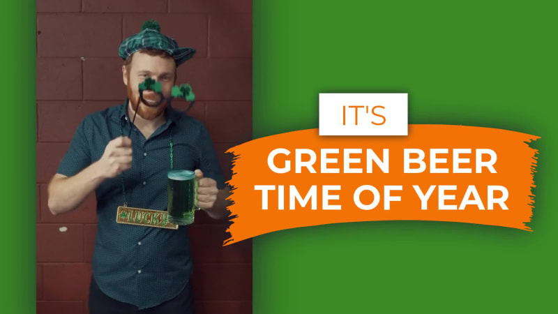 GREEN BEER II at 3 seconds