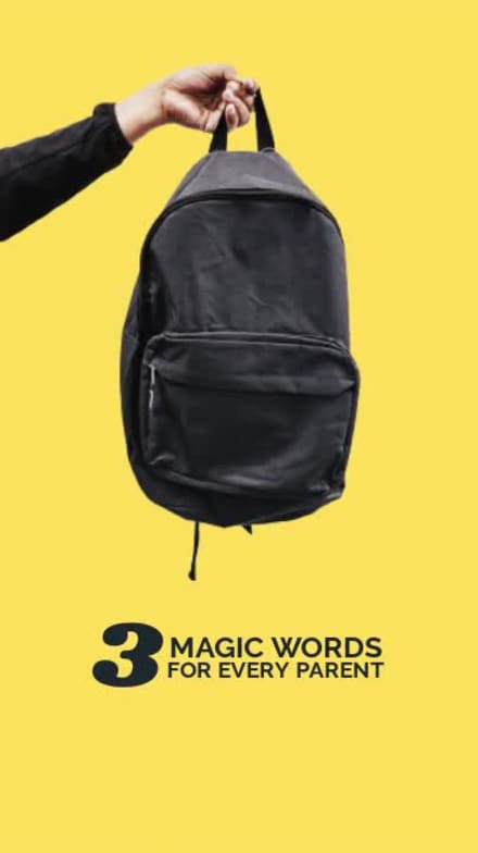 3 MAGIC WORDS at 4 seconds
