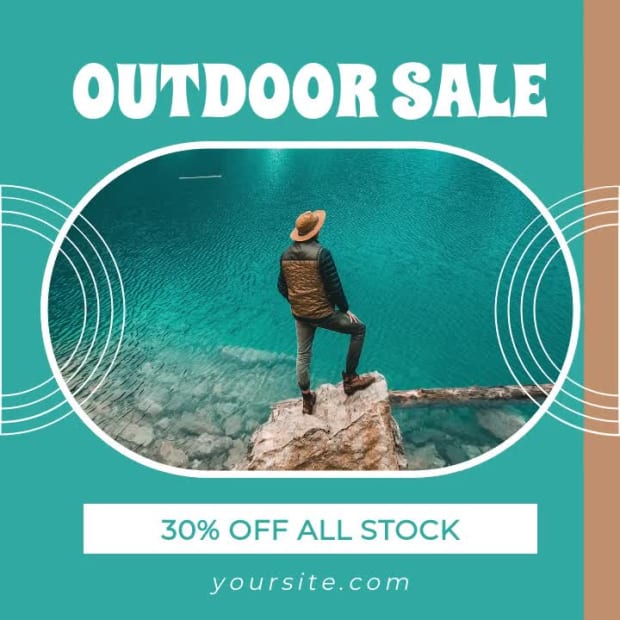 OUTDOOR SALE WIDE at 4 seconds