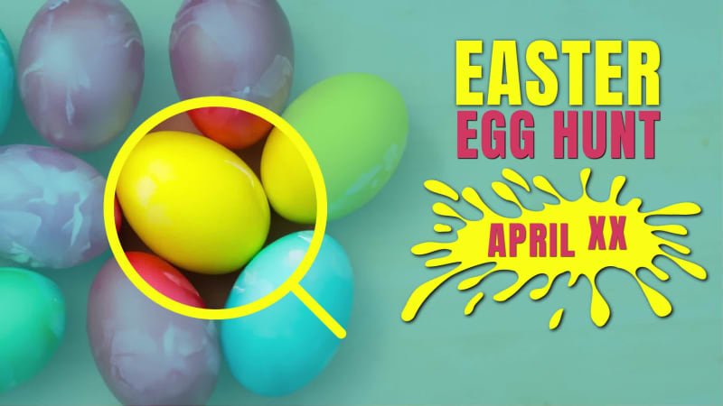 EASTER EGG HUNT at 4 seconds