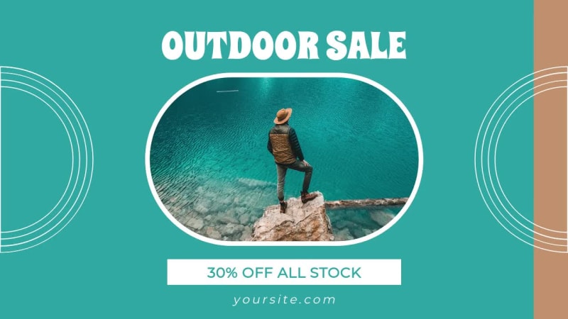 OUTDOOR SALE WIDE at 4 seconds