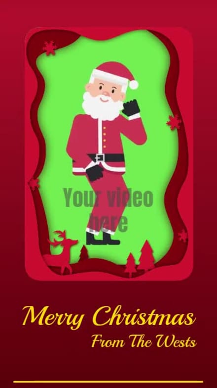 VIDEO XMAS CARD at 4 seconds