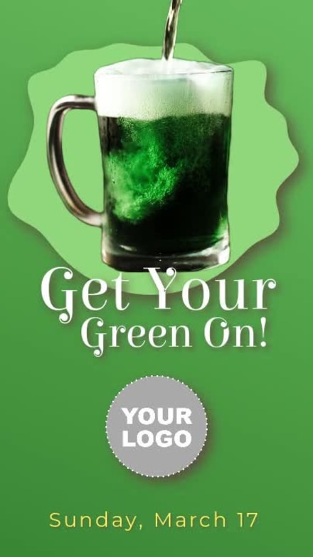 GET YOUR GREEN ON at 4 seconds