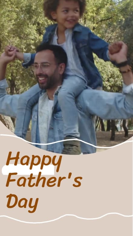 HAPPY FATHER'S DAY at 4 seconds