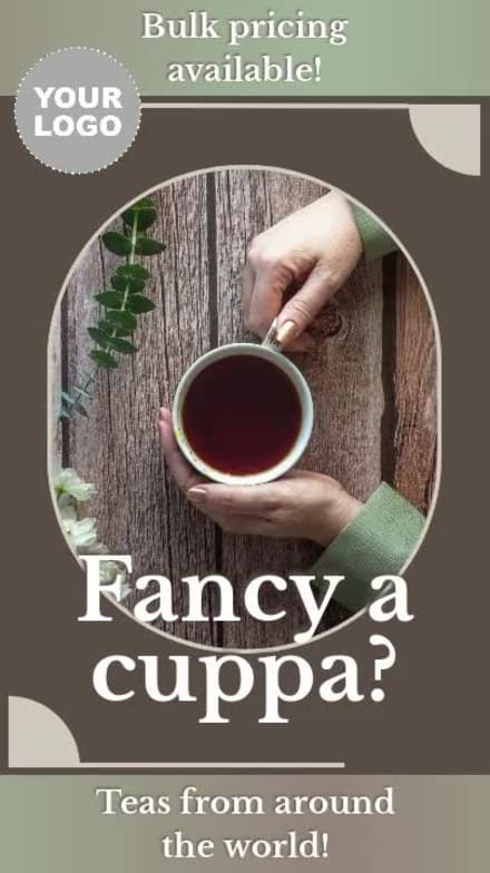 FANCY A CUPPA? at 4 seconds