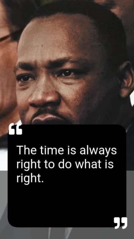 MLK DAY at 4 seconds