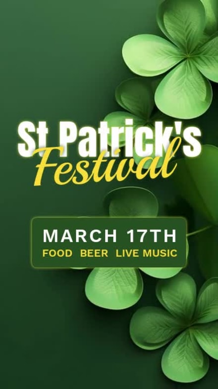 ST PATRICK'S FESTIVAL at 4 seconds