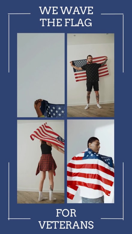 WAVE THE FLAG at 4 seconds
