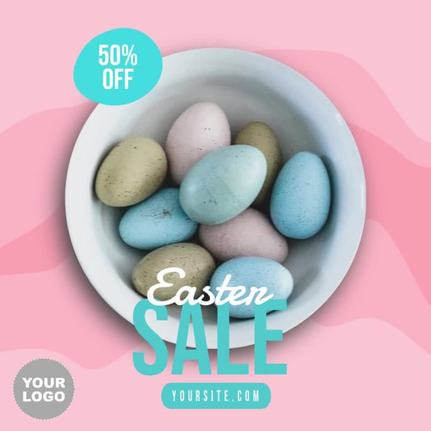 EASTER SALE at 4 seconds