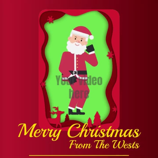 VIDEO XMAS CARD at 4 seconds