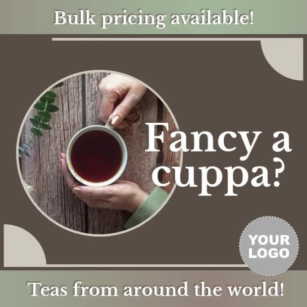 FANCY A CUPPA? at 4 seconds
