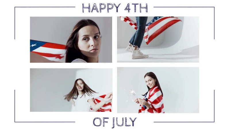 JULY 4TH CELEBRATIONS at 4 seconds