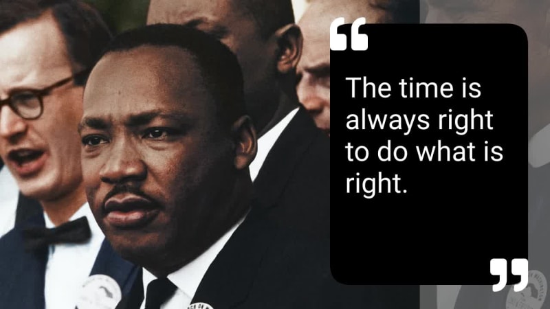 MLK DAY at 4 seconds