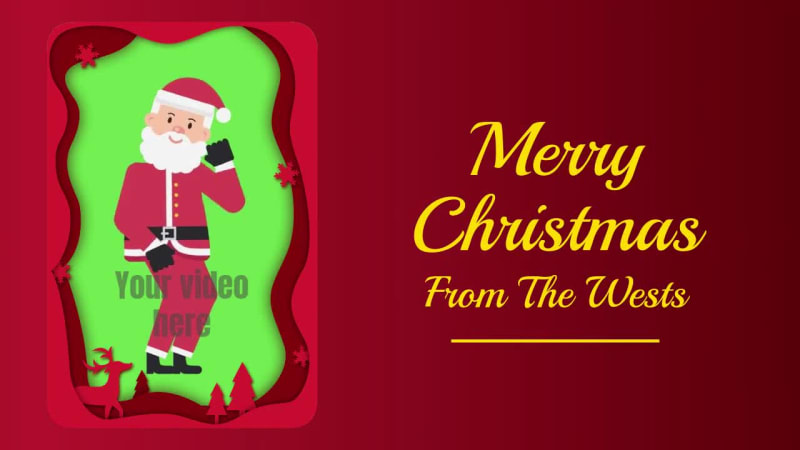 VIDEO XMAS CARD at 4 seconds