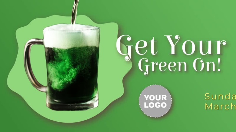 GET YOUR GREEN ON at 4 seconds
