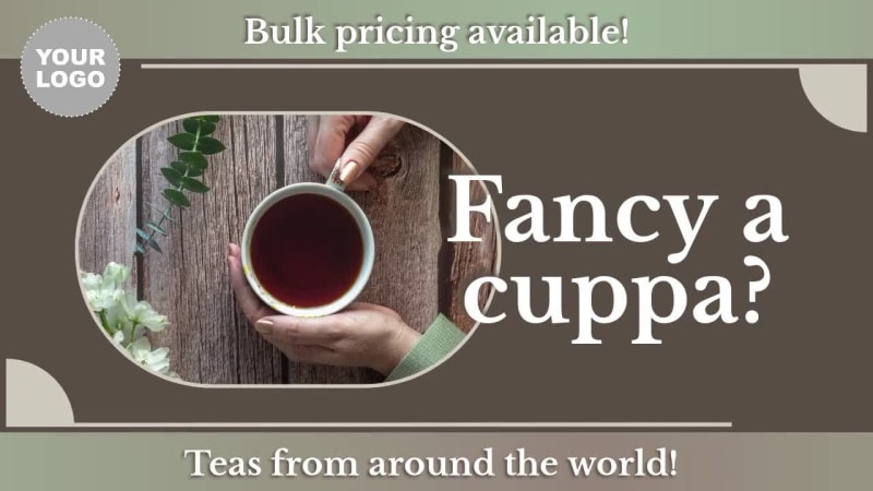 FANCY A CUPPA? at 4 seconds