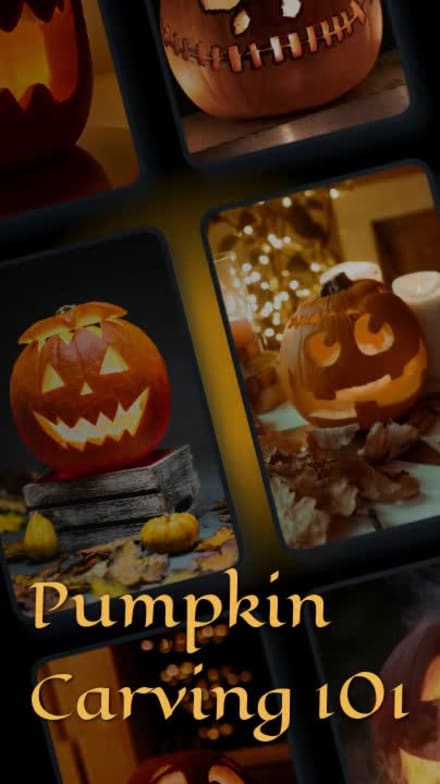 PUMPKIN CARVING at 4 seconds