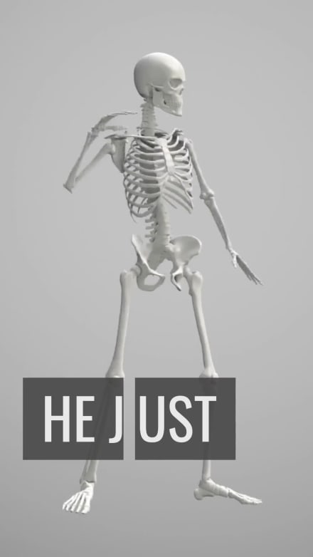 DANCING BONES at 4 seconds