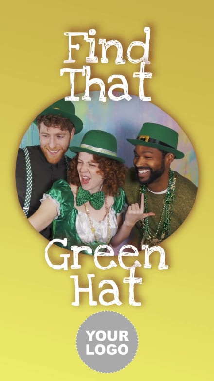 FIND THAT GREEN HAT at 4 seconds