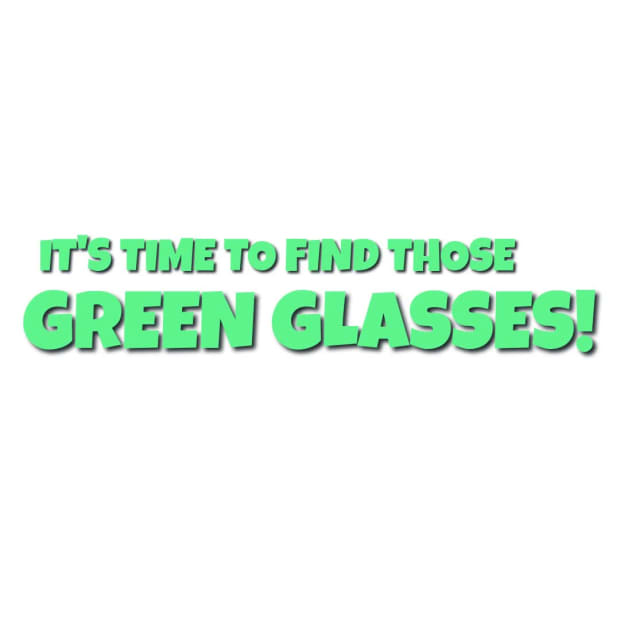 GREEN GLASSES at 4 seconds