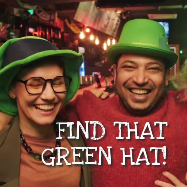 GREEN HAT at 4 seconds