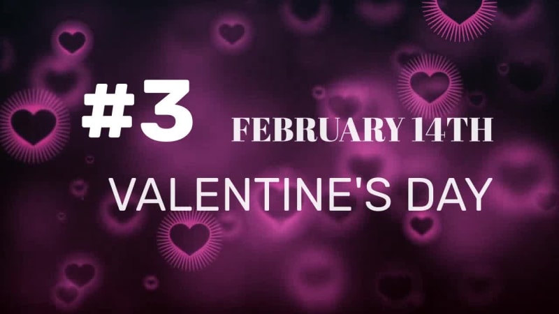 3 REASONS TO LOVE FEBRUARY at 4 seconds
