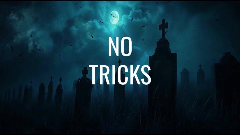 NO TRICKS at 4 seconds
