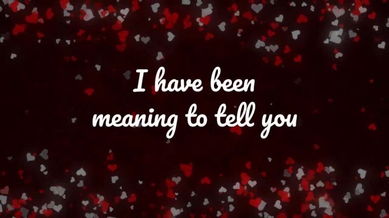 MEANING TO TELL YOU at 4 seconds