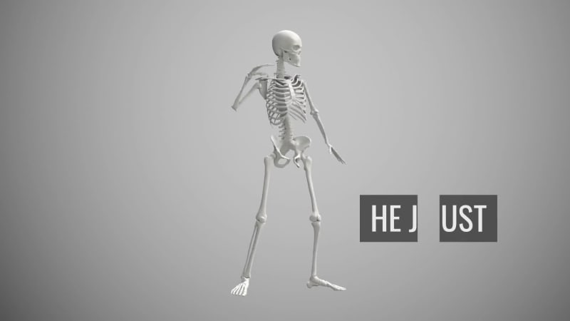 DANCING BONES at 4 seconds