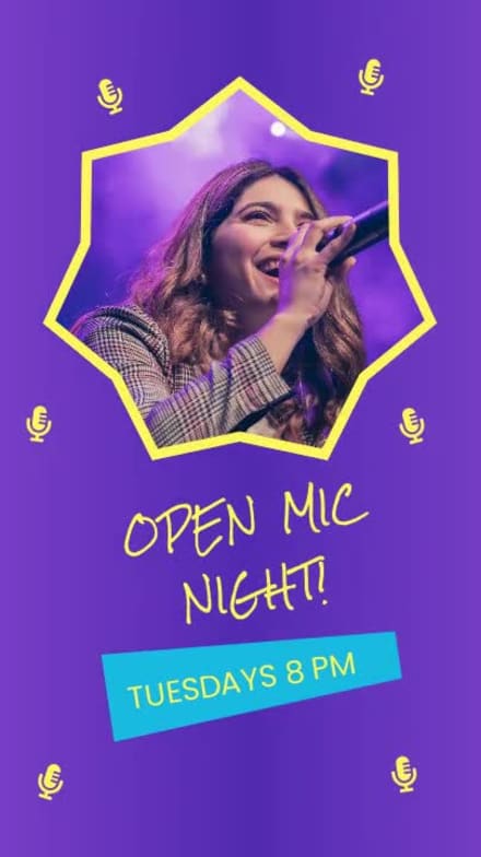 OPEN MIC at 5 seconds