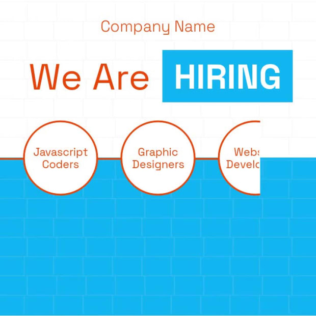 WE ARE HIRING at 5 seconds