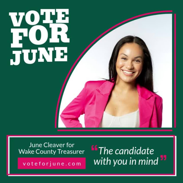 VOTE FOR JUNE at 5 seconds