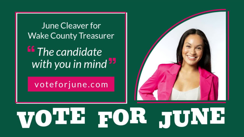 VOTE FOR JUNE at 5 seconds