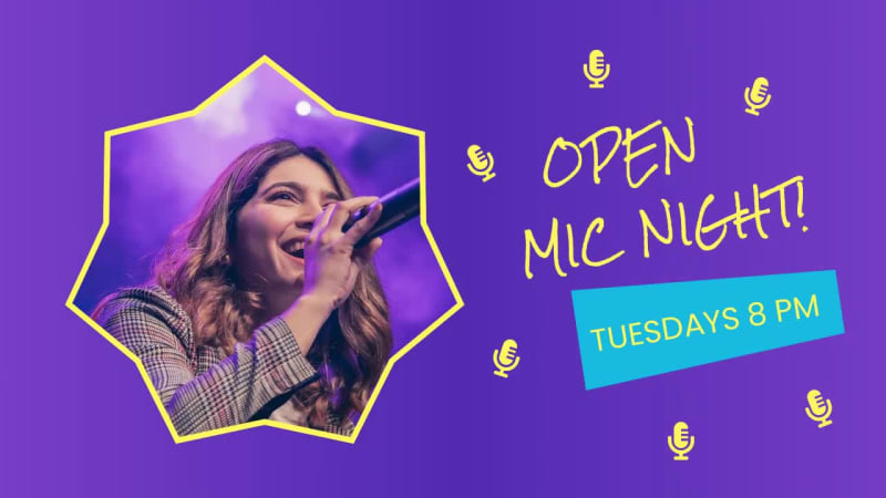 OPEN MIC at 5 seconds