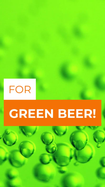 GREEN BEER at 5 seconds