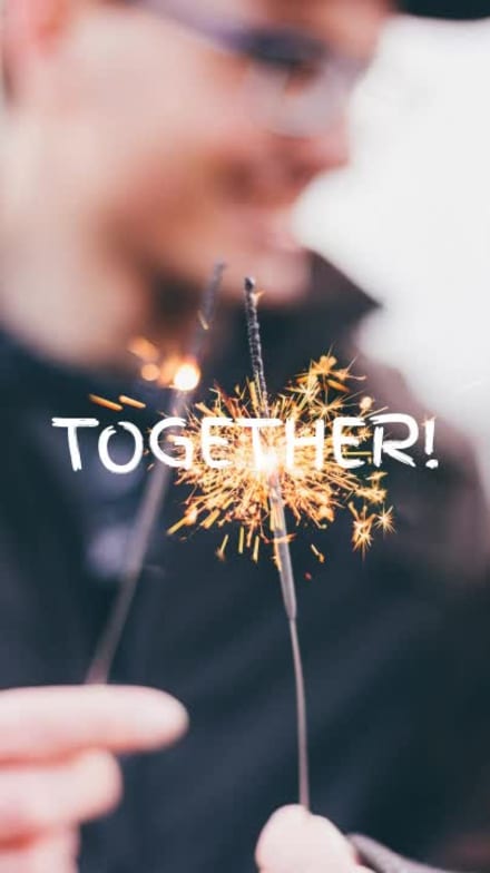 BE TOGETHER at 5 seconds