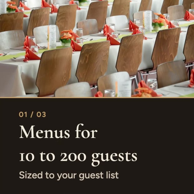 CATERING at 5 seconds