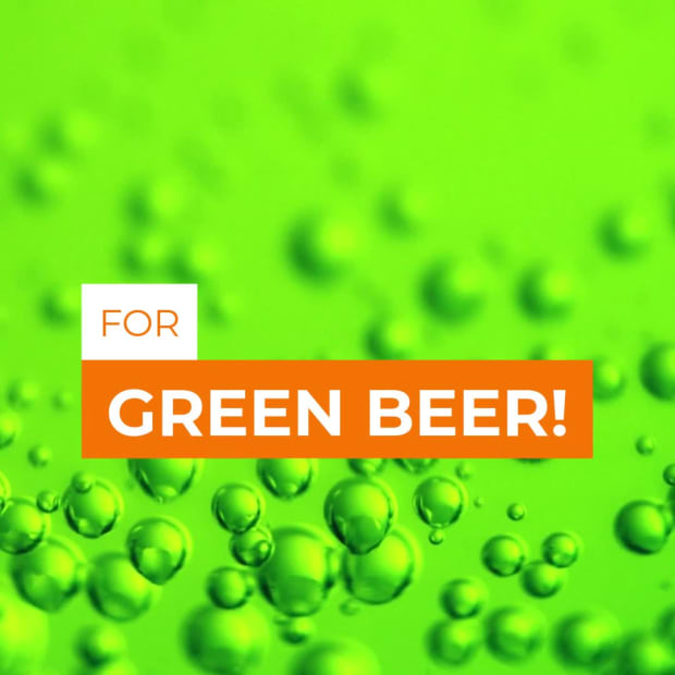 GREEN BEER at 5 seconds